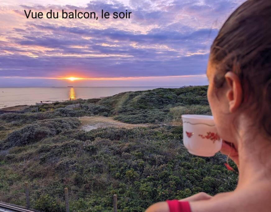 Duplex Au Calme Avec Vue Sur Les Dunes Et La Mer Ambleteuse Kültér fotó